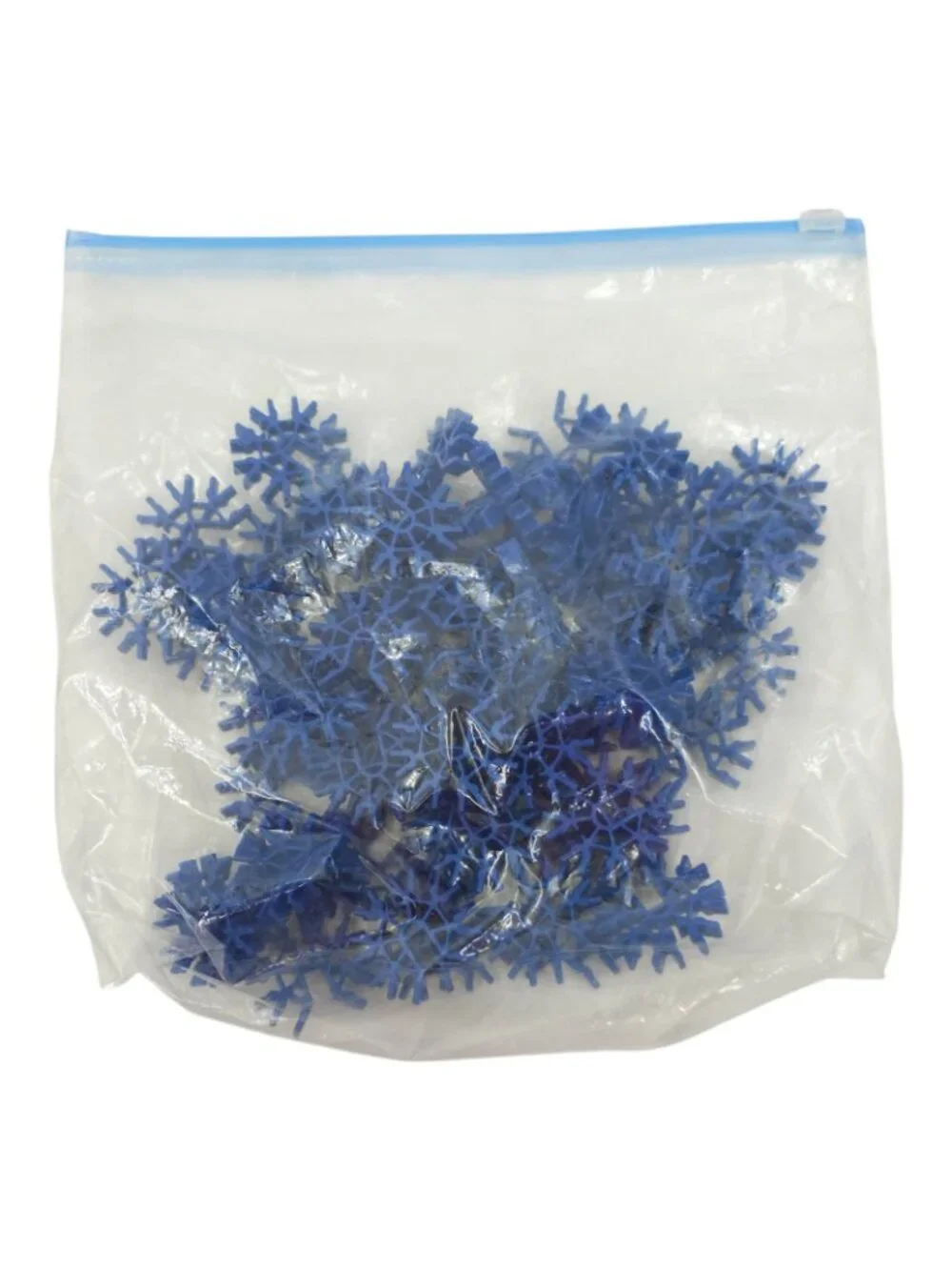 K'NEX Blue 7-way 3D Connector OEM 71 Piece Lot Classic Size Replacement